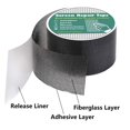 thumbnail image 3 of 1 Roll 2M Window Screen Repair Tape Window Screen Door Repair Kit Fiberglass Cloth Mesh Tape for Repair Holes Tears, 3 of 10