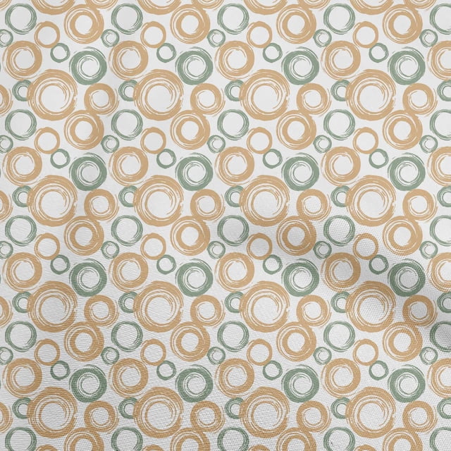 oneOone Polyester Spandex White Fabric Abstract Craft Projects Decor Fabric Printed By The Yard 56 Inch Wide