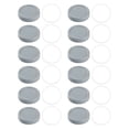 thumbnail image 2 of BKER Couvercles en Plastique pour Bouteilles en Verre Couvercles de Pots Couvercles de Rangement pour Canettes en Plastique Étanches et Résistants aux Rayures 86mm+86 (12 Pcs), 2 of 4