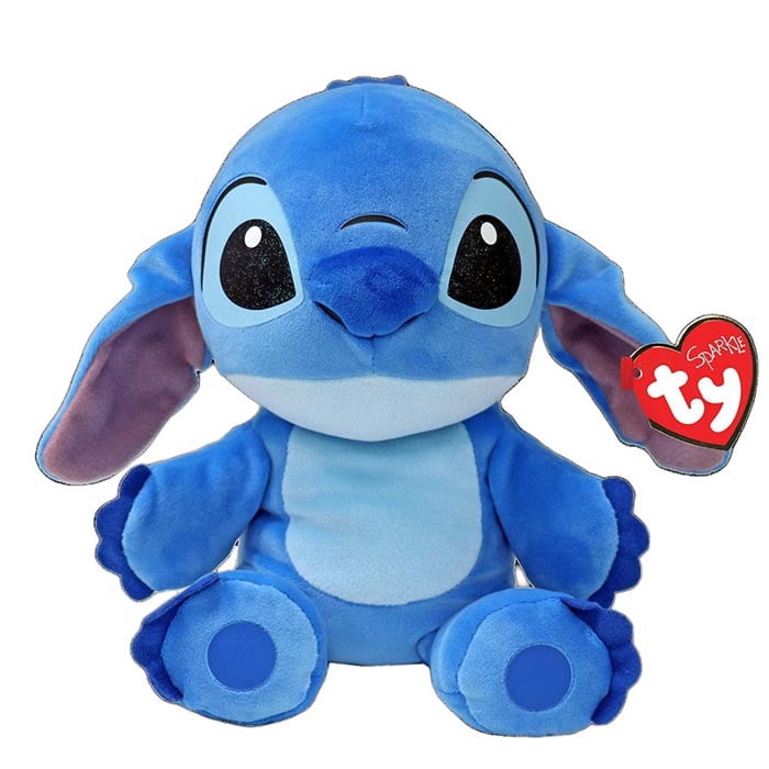 TY Disney Soft Plush Stitch 13 Inch Stuffed Toy - Cuddly Lilo & Stitch Collectible