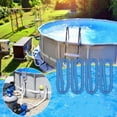 thumbnail image 1 of Mlkoz Pool Accessoriesming, 4-Piece 1.25-Inch Pool Hose 39-Inch Long Accessory Pool Pump Replacement Hose Above Ground Pool Filter Pump Using 1 1/4 Diameter Hose, Friends Gifts, 1 of 5