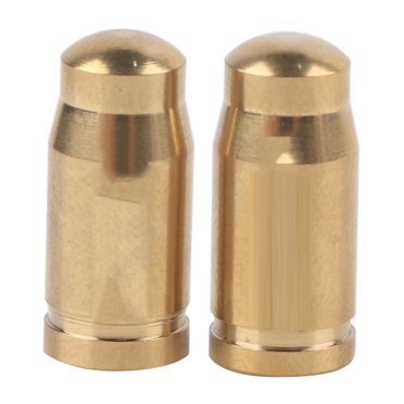Bike Nozzle Valve Caps, 2 Pcs/Lot TC4 Titanium Alloy Mountain Road Bicycle Valve Cap for Inner Tube Gas Nozzle for Inner Tube Gas Nozzle Mountain Bike Bicycle Dust Caps[Gold ]