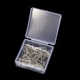 thumbnail image 4 of MasteelfCA 100pcs 32mm Wig Making Set Stainless Steel Wig T with Plastic Box for Wigs Sewing Blocking and Knitting, 4 of 7