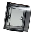 thumbnail image 2 of Siruishop 10 Pieces Electrical Outlet Cover Boxes Screw Fixed Protector for Restaurant Black, 2 of 8