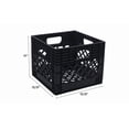 thumbnail image 3 of Ramtuff Caisse de lait noire, 13'' x 13'' x 11'' (6.5gal), 3 of 3
