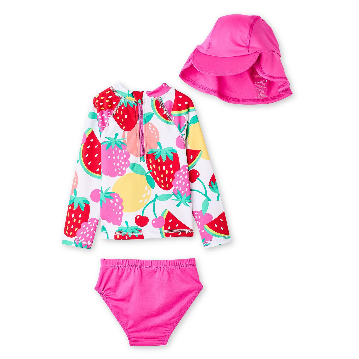 Ensemble 3 pièces avec haut anti-UV George pour petites filles