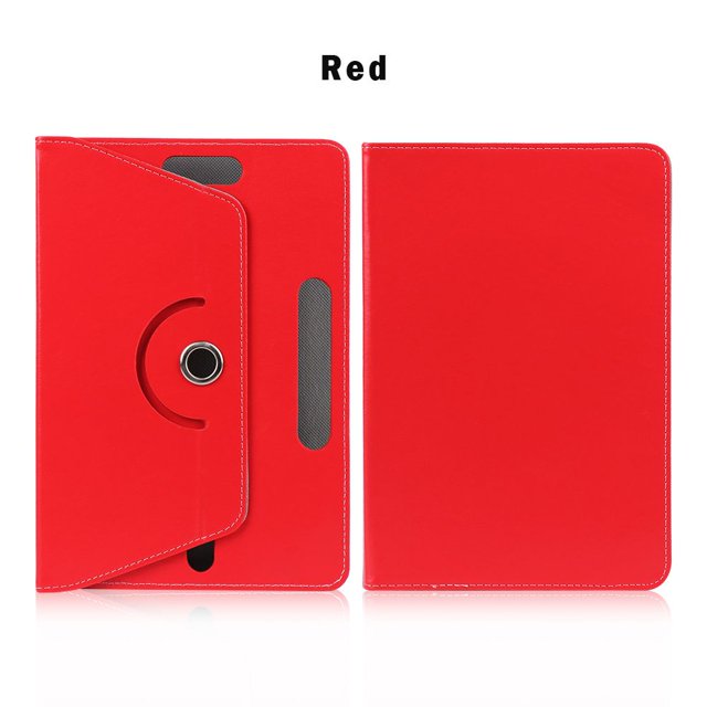 Étui de Protection à Motif pour Tablette, Étui Universel en Cuir PU pour Samsung Galaxy Tab 7 8 9 10,1 Pouces Tablette Android PC Rouge Universel 10 Pouces