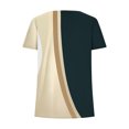 thumbnail image 5 of Birdeem Fashion Womens Casual Printed Square Neck Short Sleeve Buttons Tops Loose Blouses, 5 of 5