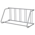 thumbnail image 1 of Support de Plancher pour Vélo en Acier Robuste – Support Autoportant Enduit de Poudre avec Fini Résistant aux Intempéries, outil-Free Assembly, Rangement Simple Ou Double Côté – Idéal pour Garage, Cour Ou Événements – Noir Ou Gris, 1 of 7