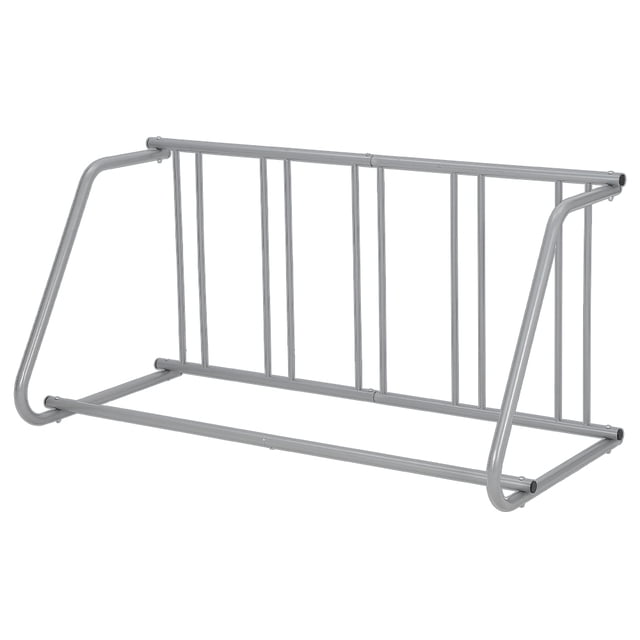 Support de Plancher pour Vélo en Acier Robuste – Support Autoportant Enduit de Poudre avec Fini Résistant aux Intempéries, outil-Free Assembly, Rangement Simple Ou Double Côté – Idéal pour Garage, Cour Ou Événements – Noir Ou Gris