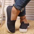 thumbnail image 4 of Mepaouo Chaussures Mocassins de Marche pour Femmes à Enfiler Légères à Bout Rond en Tricot Plates Espadrilles de Course Tennis, 4 of 8