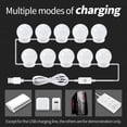 thumbnail image 3 of LED Makeup Mirror Light Bulb Lights Stepless Dimmable Wall Lamp 6 10 14Bulbs Kit for Dressing Table ,Widely Use, 3 of 5