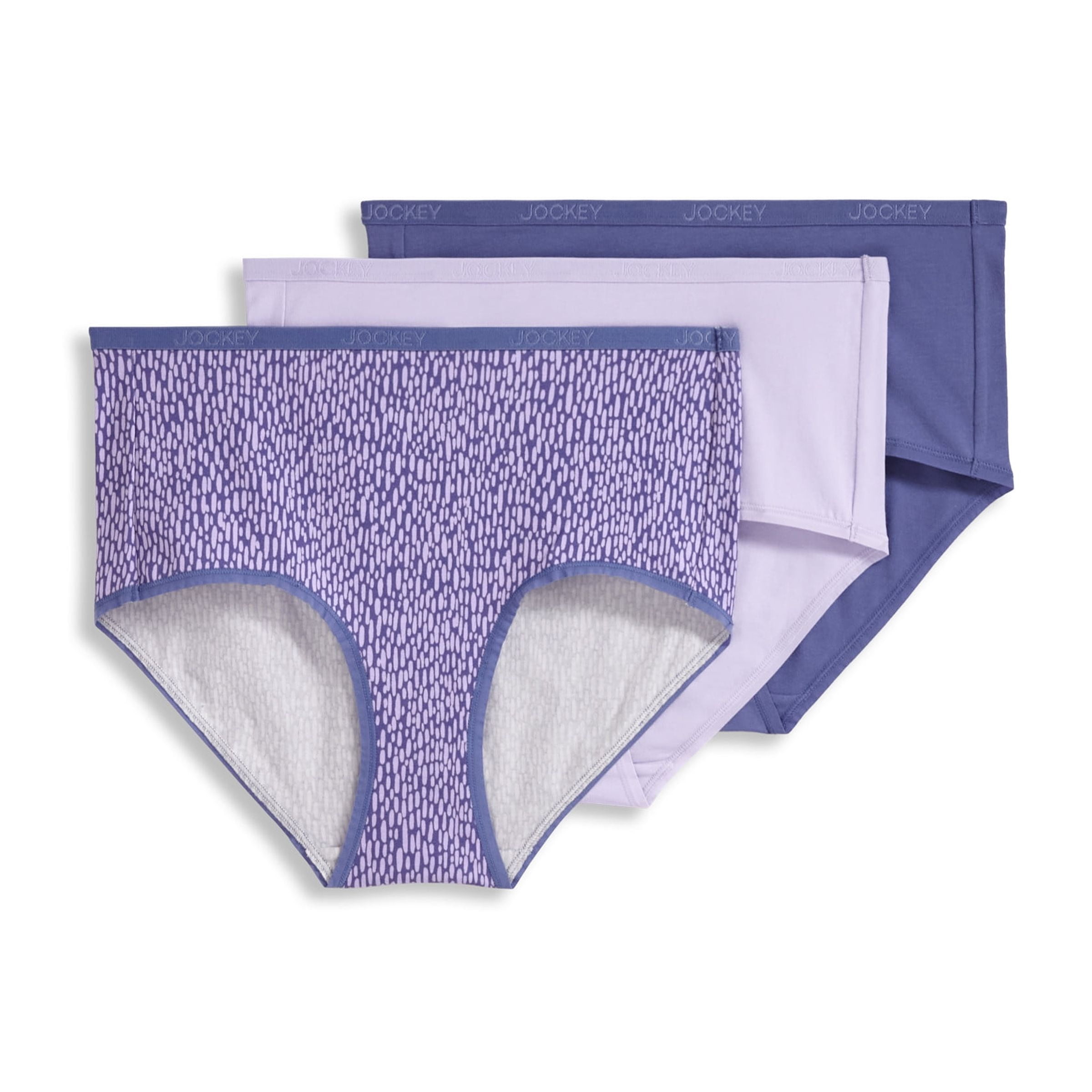 Jockey Culotte Moderne pour Femmes en Coton Biologique Extensible à Logo - Lot de 3