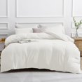 thumbnail image 1 of Duvet Cover Queen -Piece Prewashed Ultra Soft Queen Bedding Set - Features Zipper Closure and Corner Ties Includes Duvet Cover x Pillowcases No Comforter, 1 of 7