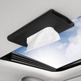 thumbnail image 3 of Xingzhi Sun Visor Tissues Box For Convenient Travel Size Universal Fit Easy To Install Black Car Napkin Box Khaki, 3 of 6