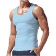 thumbnail image 1 of Timegard Débardeurs d'Entraînement pour Hommes Col Rond Sans Manches T-Shirts Confortables Décontractés Été, 1 of 6