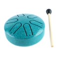 thumbnail image 4 of Handpan Drum Professional Mini 6 Note Worry Free Tongue Drum Percussion Instrument with Drumstick Green, 4 of 14