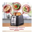 thumbnail image 2 of Brentwood 2-Slice Toaster, Black, 2 of 7