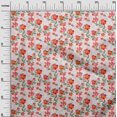 thumbnail image 3 of oneOone Rayon Rose Pink Fabric Florals Craft Projects Decor Fabric Printed By The Yard 56 Inch Wide, 3 of 4
