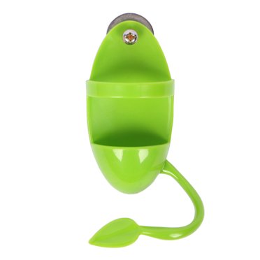 TopLLC Mangeoire pour Oiseaux avec Support Debout Porte-Fruits et Légumes Conteneur Alimentaire en Plastique Accessoires de Cage Fournitures pour Oiseaux de Compagnie, Vert en Liquidation