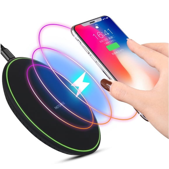 Wireless Charger Qi 15W Max Fast Wireless Charging Pad Compatible with Samsung S21/S20/fe/Ultra/Note20/Pixel 5/LG/Google/Nokia/Xiaomi, iPhone12/11, and More(15W) - Black