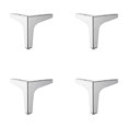thumbnail image 1 of 4 Pieces Furniture Feet Sofa Foot Components Supporting Fittings Modified Component Cabinet Desk Support Legs Replacement Silver 15cm, 1 of 6