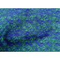 thumbnail image 4 of oneOone Tissu en Coton Vert Sarcelle Batik pour Robe Tissu Imprimé au Mètre 56 Pouces de Large, 4 of 4