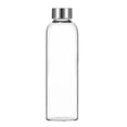 thumbnail image 1 of Bouteille à Boire en Verre 500 ml Bouteille d'Eau en Verre avec Couvercle en Acier Inoxydable Étanche Réutilisable Bouteille en Verre pour Eau Jus Boisson Portable Bouteille Écologique Dimensions Non Fournies Poids, 1 of 9