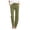 Green-1, variant on LLYwey on Sale Womens Pants Trendy Ladies Casual Slim High Elastic Waist Color Sports and Linen Pants New Full Length Pants Trousers Regular Fitted Navy XL
