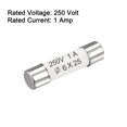 thumbnail image 3 of Unique Bargains Ceramic Cartridge Fuses 1A 250V Ceramic Fuses Fast Blow for Amplifier Energy Saving Lamp Ballast 5pcs, 3 of 4