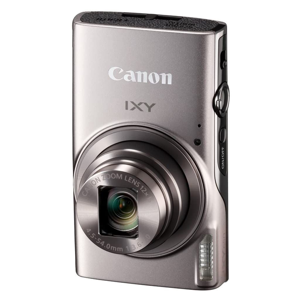 Canon PowerShot IXY 650 (ELPH 360) HS Digital Camera (Silver) with