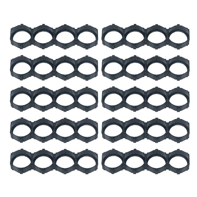 Bgsha 10pcs 21700 Battery holder Stand Plastic frame brackets for holding battery pack