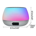 thumbnail image 3 of KITTEHIGM Haut-Parleur Bluetooth, Verre à Vin de Bureau Coloré, Appel Vocal RVB Portable Offres du Jour #13, 3 of 5
