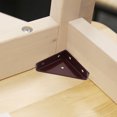 thumbnail image 3 of 10Pcs Angle Brackets Metal Corner Brace Bed Supports Corner Brackets Replacements for Repair, 3 of 8