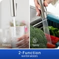 thumbnail image 3 of APPASO Brushed Nickel Kitchen Faucet with Pull Down Sprayer, Stainless Steel Single Handle High Arc Kitchen Sink Faucet, 2-Function Stream and Spray Modes, 3 of 16