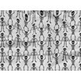 thumbnail image 5 of oneOone Rayon White Fabric Skull Craft Projects Decor Fabric Printed By The Yard 56 Inch Wide, 5 of 5