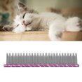 thumbnail image 1 of Cat Stainless Steel Teeth Comb, Comfortable Hair Removal Comb Rugged Durable Reusable Safe  For Pet Red,Purple,Blue,Green,Black, 1 of 8