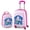 Pink+Blue, variant on 2PC Kids Carry On Luggage Set 12" Backpack and 16" Rolling Suitcase for Travel