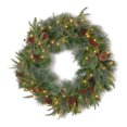 thumbnail image 1 of National Tree Company Couronne Coloniale Réelle de 24 Pouces avec Lumières Bicolores, 1 of 5