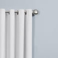 thumbnail image 3 of Mainstays Faux Suede 84" Drapery Grommet Window Curtains Panel, White, 3 of 6