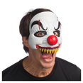 thumbnail image 1 of Happy Clown Costume Adulte Demi-Masque en Latex, 1 of 1