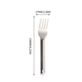 thumbnail image 3 of Stainless Steel Camping Long-handled Extended Coffee Stirrer Dessert Spoon Fork, 3 of 5