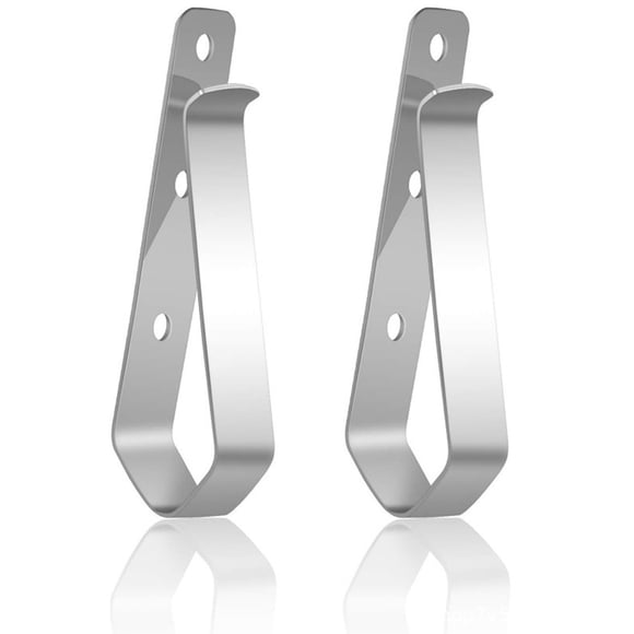 2-Pack Stainless Steel Garage Door Remote Opener Visor Clips | Replacement for 892LT, 894LT, 893max & More | Easy Install | Classic Silver Color | Durable Design | Includes Storage Bag
