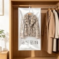 thumbnail image 5 of Tong Rangement sous Vi pour Économiser de l'Espace, Compression Suspendue pour Literie, Couettes et Organisateurs Réutilisables en Matériau PA PE pour Garde-Robe à la Maison, 5 of 5