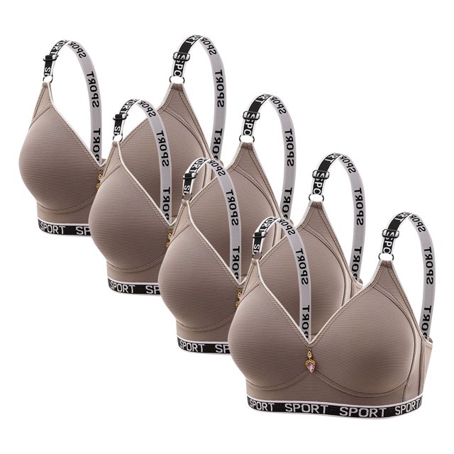 4PC Women's Everyday Bralette - Snug & Firmer Support Bra | Curvy Look Enhancer, Fully Stretchable & Shape-Retaining for All Ages