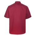 thumbnail image 2 of TOPTIE Veste de Chef Unisexe à Manches Courtes, Rouge, 2 of 8