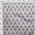 thumbnail image 2 of oneOone Viscose Jersey Fabric Diamond & Swirl Ikat Print Sewing Fabric BTY 60 Inch Wide, 2 of 5