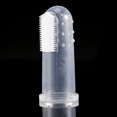 thumbnail image 2 of Toothbrush Silicone Soft Finger Toothbrush Teeth Rubber Clean Massage Brush For Baby Infant, 2 of 8