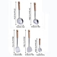thumbnail image 3 of Superior Stainless Steel Kitchen Utensil Set 5 Piece Heavy Duty Cooking Tools Including Spatula Turner Soup Spoon And Strainer Heatresistant Built To Last, 3 of 8
