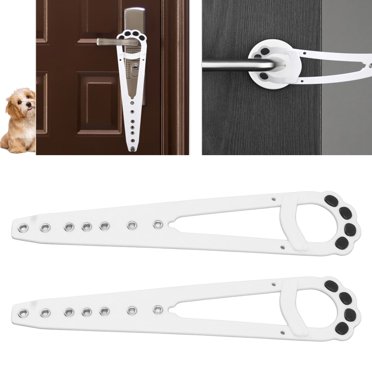 2pcs Cat Door Holder Latch Adjustable Pet Cat Door Holder Latch Latch Strap Cat Door Stopper Keep Dogs Out
